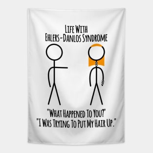 Life With Ehlers-Danlos Syndrome - Bad Hair Day Tapestry