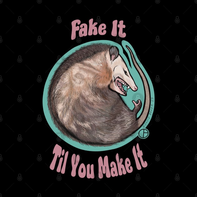 Fake It Til You Make It by Art from the Blue Room