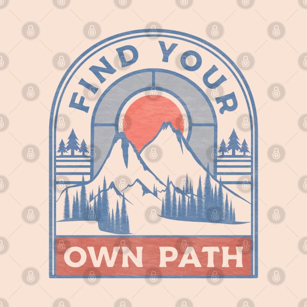 Find Your Own Path by Blended Designs