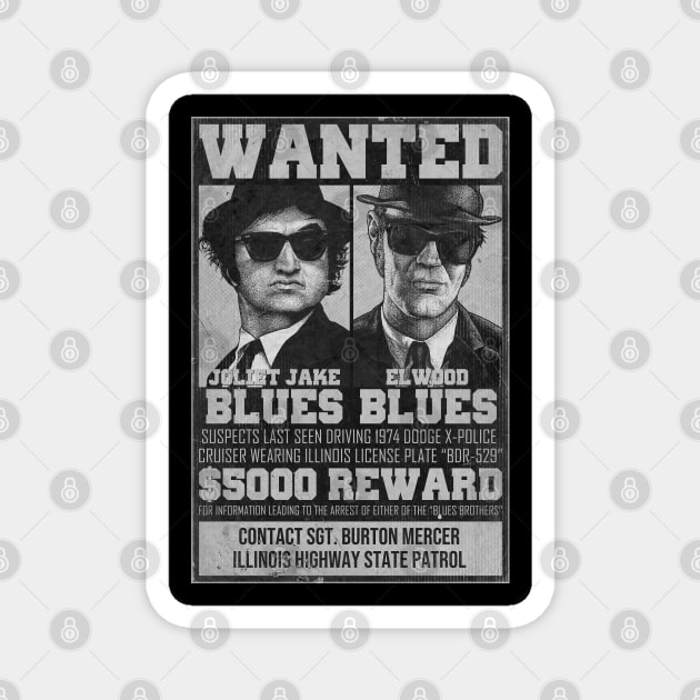 The Blues Brothers Magnet by PeligroGraphics