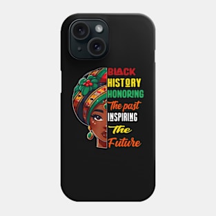 Black History Month Honoring Past Inspiring Future Women Kid Phone Case