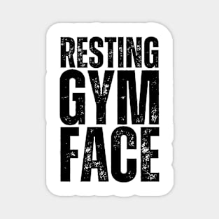 Resting Gym Face Magnet