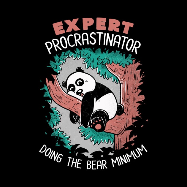 Expert Procrastinator Panda Nap Forest by Tobe Fonseca by Tobe_Fonseca