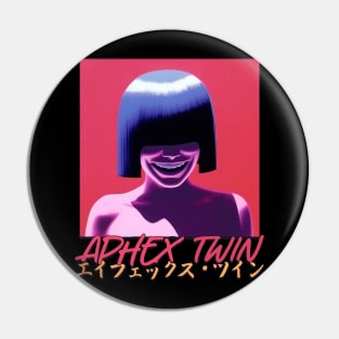 Aphex Twin •••••• Aesthetic Retro Fan Design Pin