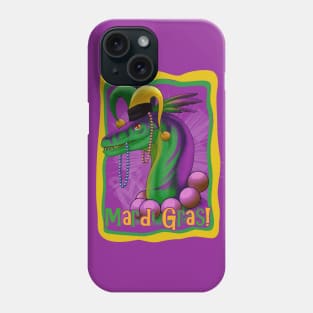 Mardi Gras Dinosaur Phone Case