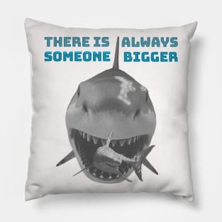 Megalodon and Great White Shark Pillow