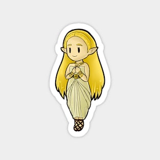 Paper Princess Sticker Magnet