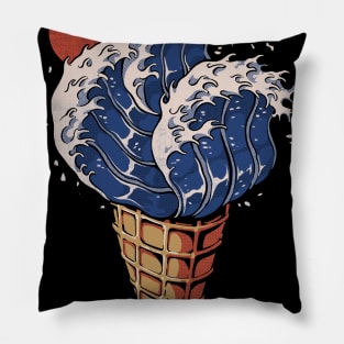 Kanagawa Ice Cream Pillow