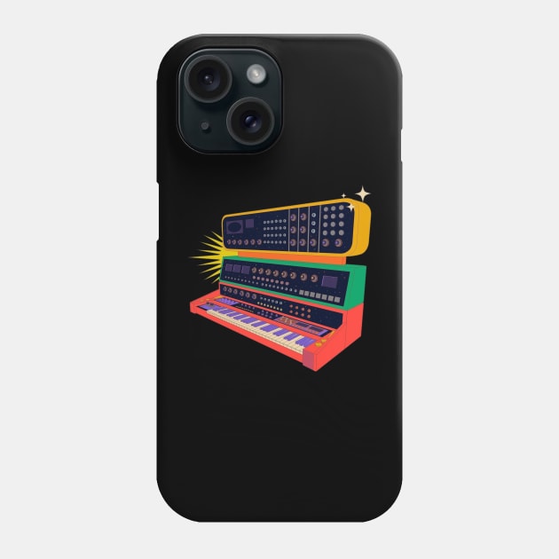 the electronic sound Phone Case by Xela Wilma