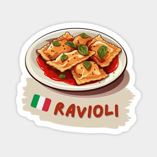 Ravioli | Italian cuisine | Traditional Food Magnet