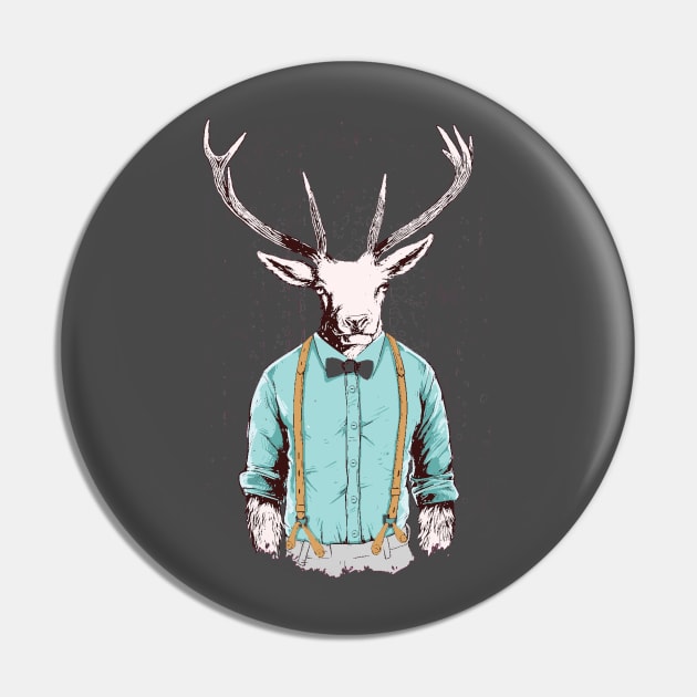 Deer Pin by bojannikolic