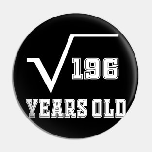 14 years old birthday Pin