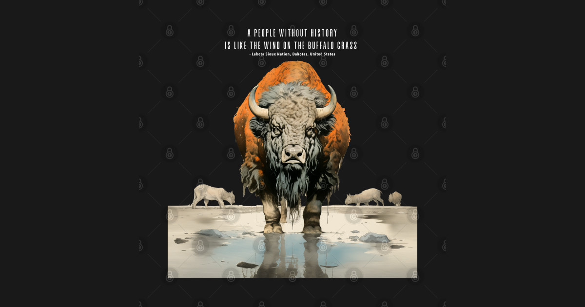 Native American Proverbs "A People Without History is Like the Wind on