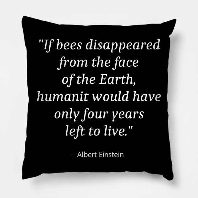 World Bee Day Pillow by Fandie