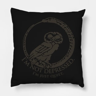 Not depressed Pillow