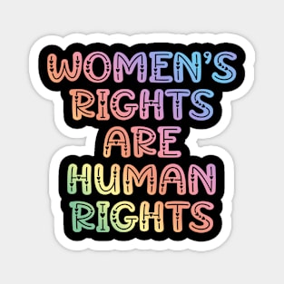 Women's rights. Retro Magnet