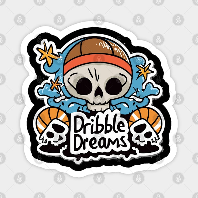 "Dribble Dreams" design Magnet by WEARWORLD