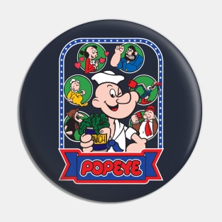 Popeye Arcade Game Pin