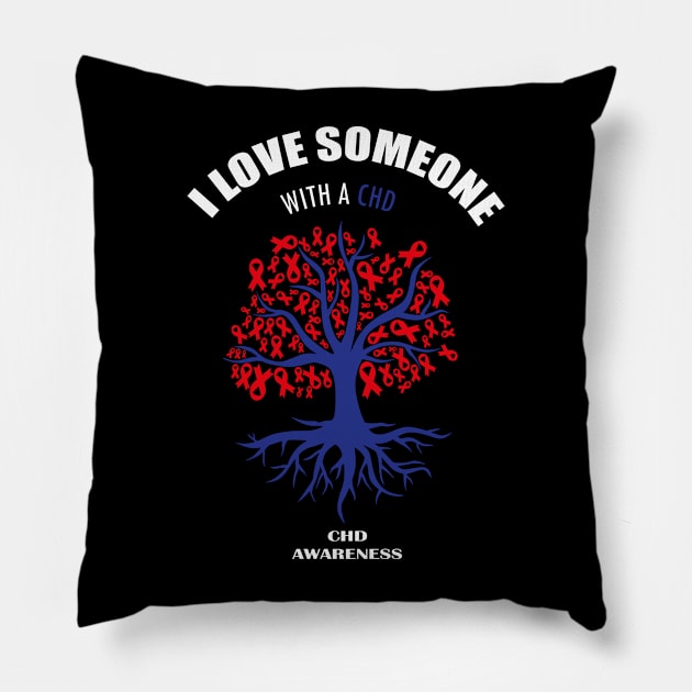 I Love Someone With A CHD | CHD Awareness Pillow by LEGO