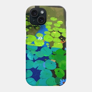 Water Lilies Nature Painting Phone Case