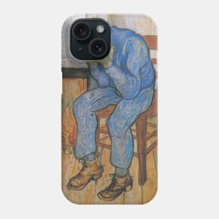 Grieving old man by van Gogh Phone Case