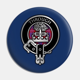 Clan Hamilton Crest & Tartan Pin