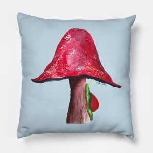 Mushroom and snail Pillow