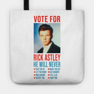 Vote for Rick Astley Tote