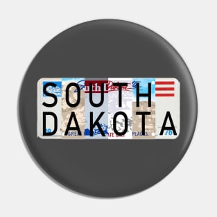 South Dakota License Plate Pin