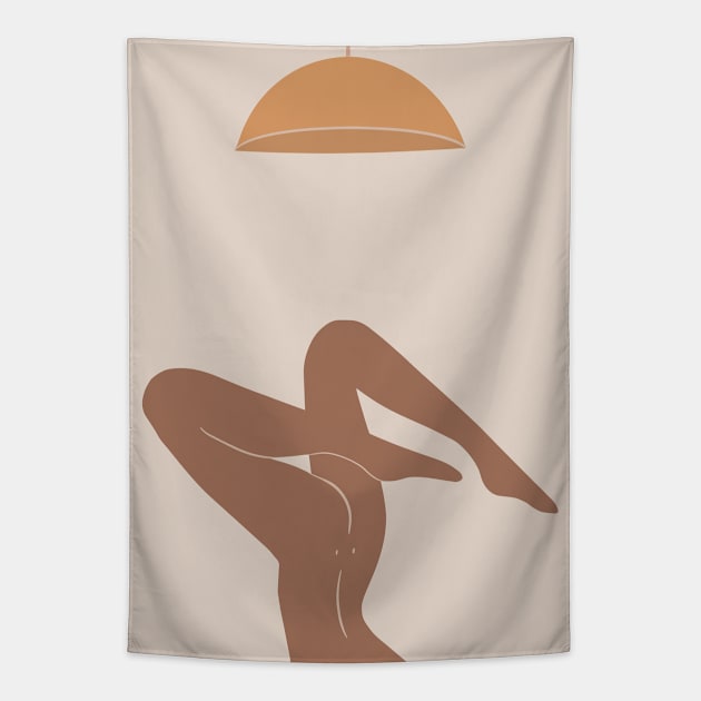 handstand Tapestry by NJORDUR