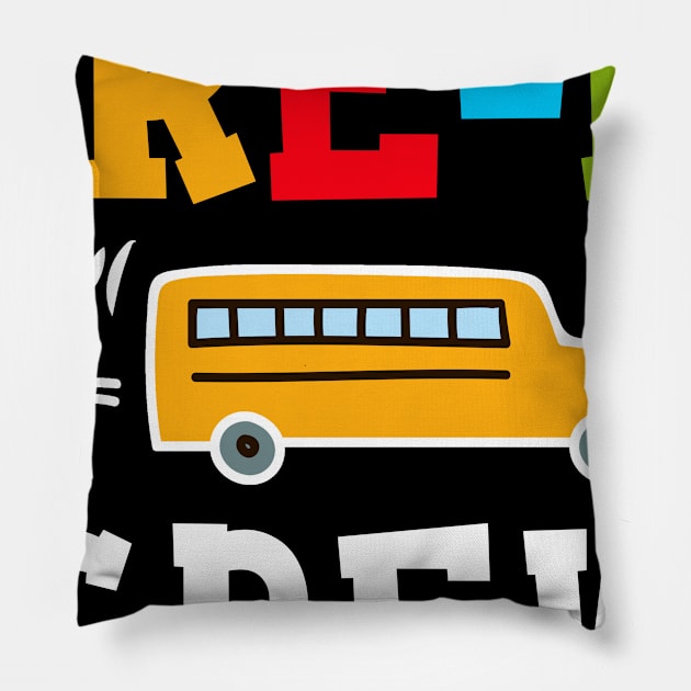 pre-k Crew shirt Back to School Teacher Gifts Pillow by hardyhtud