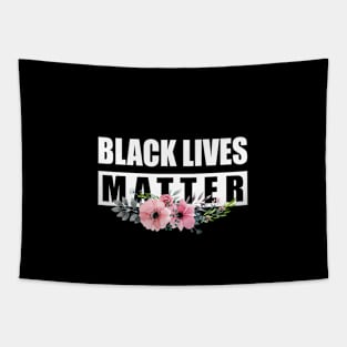 Black Lives Matter Flower Tapestry