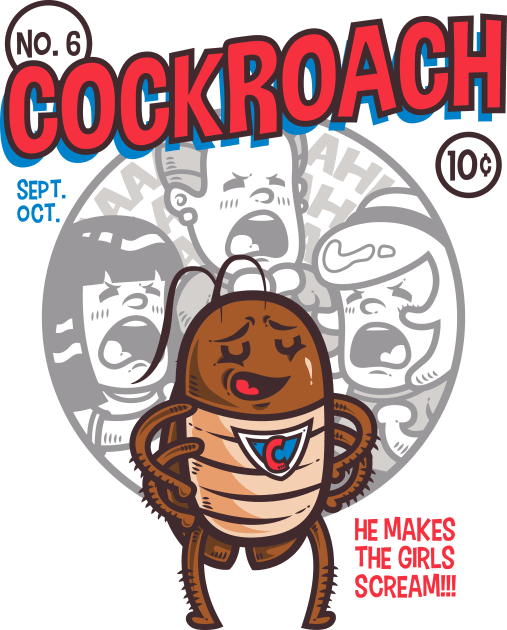 Cockroach Kids T-Shirt by krisren28