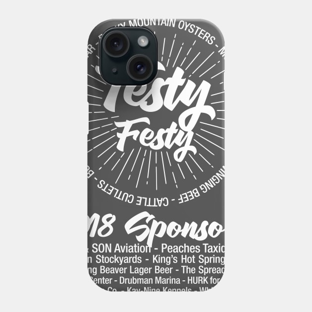 Testy Festy 2 Phone Case by rjzinger