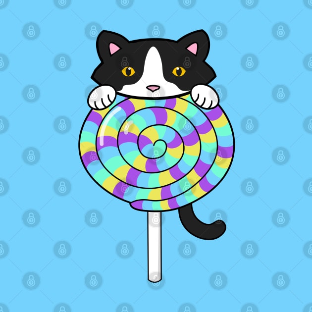 Happy Lollipop Cat by Purrfect