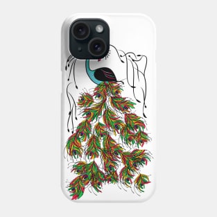 Vibrant Jungle Peacock Phone Case