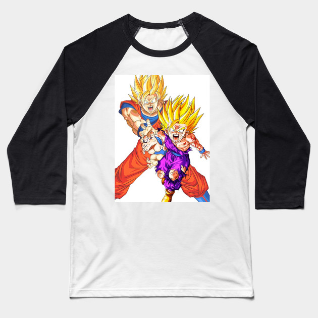 Father And Son Kamehameha Dragon Ball Baseball T Shirt Teepublic