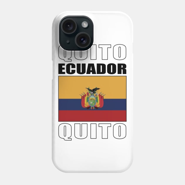 Flag of Ecuador Phone Case by KewaleeTee