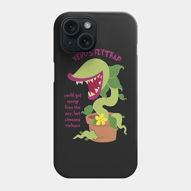 Venus Flytrap Phone Case by Teamtsunami6