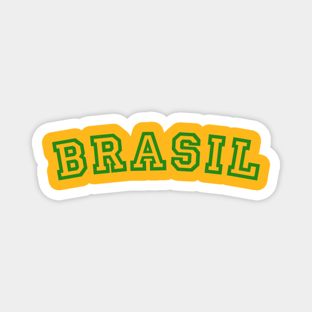 brasil sports logo Magnet by twothousands