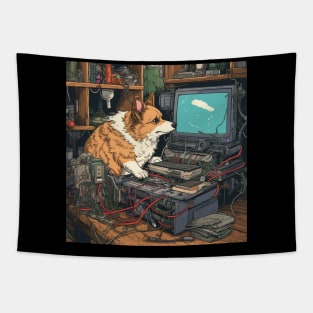 IT Corgi Tapestry