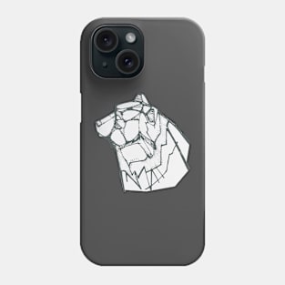 Polar bear hand drawn illustration Phone Case