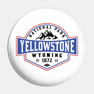 Yellowstone National Park Wyoming Camping Hiking Climbing Pin