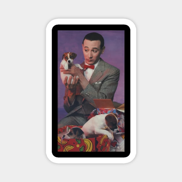 Pee Wee Herman Magnet by God On Do