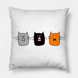 Meow cats (b) Pillow