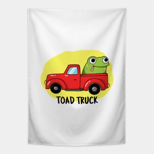 Toad Truck Cute Toad Pun Tapestry