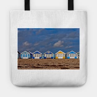 Beach Huts Hengistbury Head Dorset England UK Tote