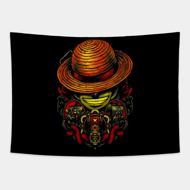 king luffy Tapestry by sarinurfatimah