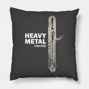 Literally Heavy Metal - Contrabass Clarinet Pillow