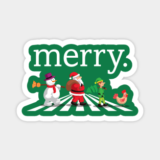 Merry! - Chicken version Magnet